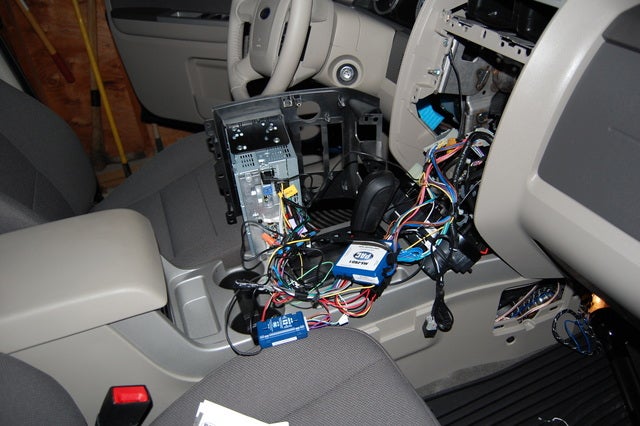 Keep Sync, Ditch the Stock HU - New Double DIN ... 2001 f250 radio wiring 